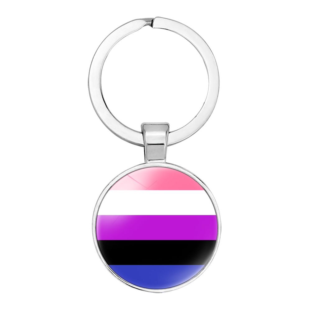 Gender Fluid Keyring
