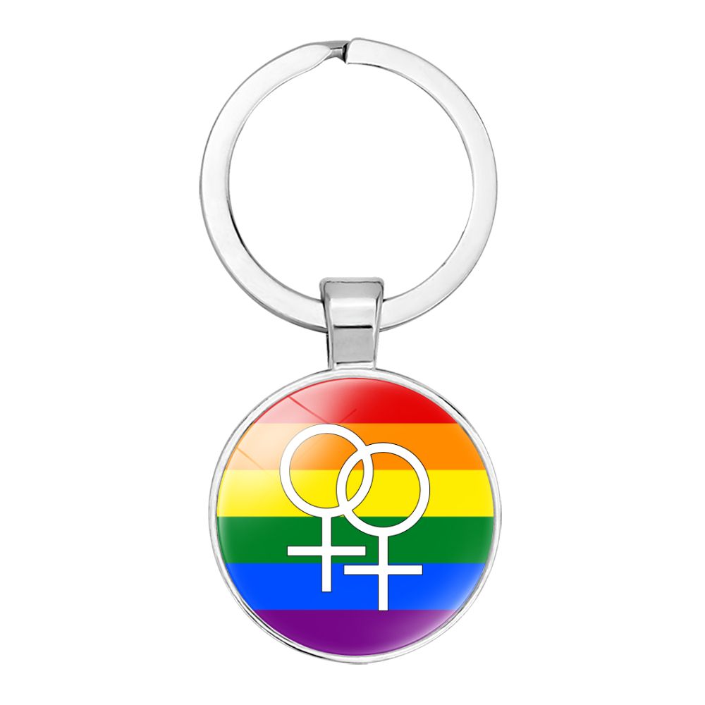 Lesbian Pride Keyring