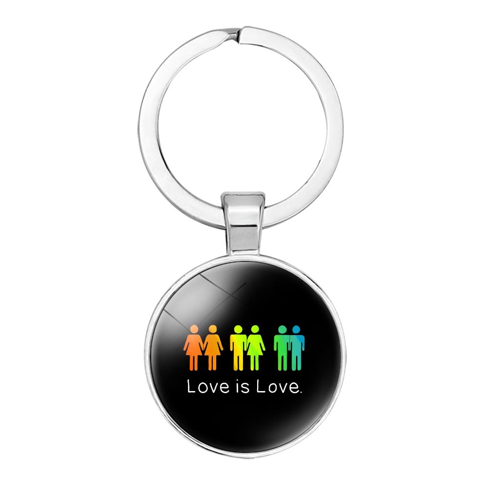 Love is Love People Keyring