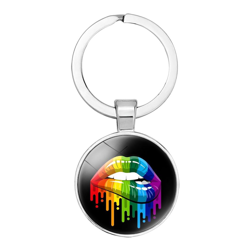 Pride Lips Keyring