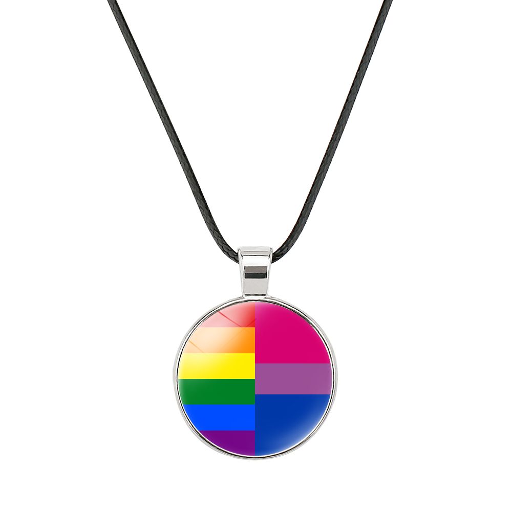 Rainbow and Bi Necklace