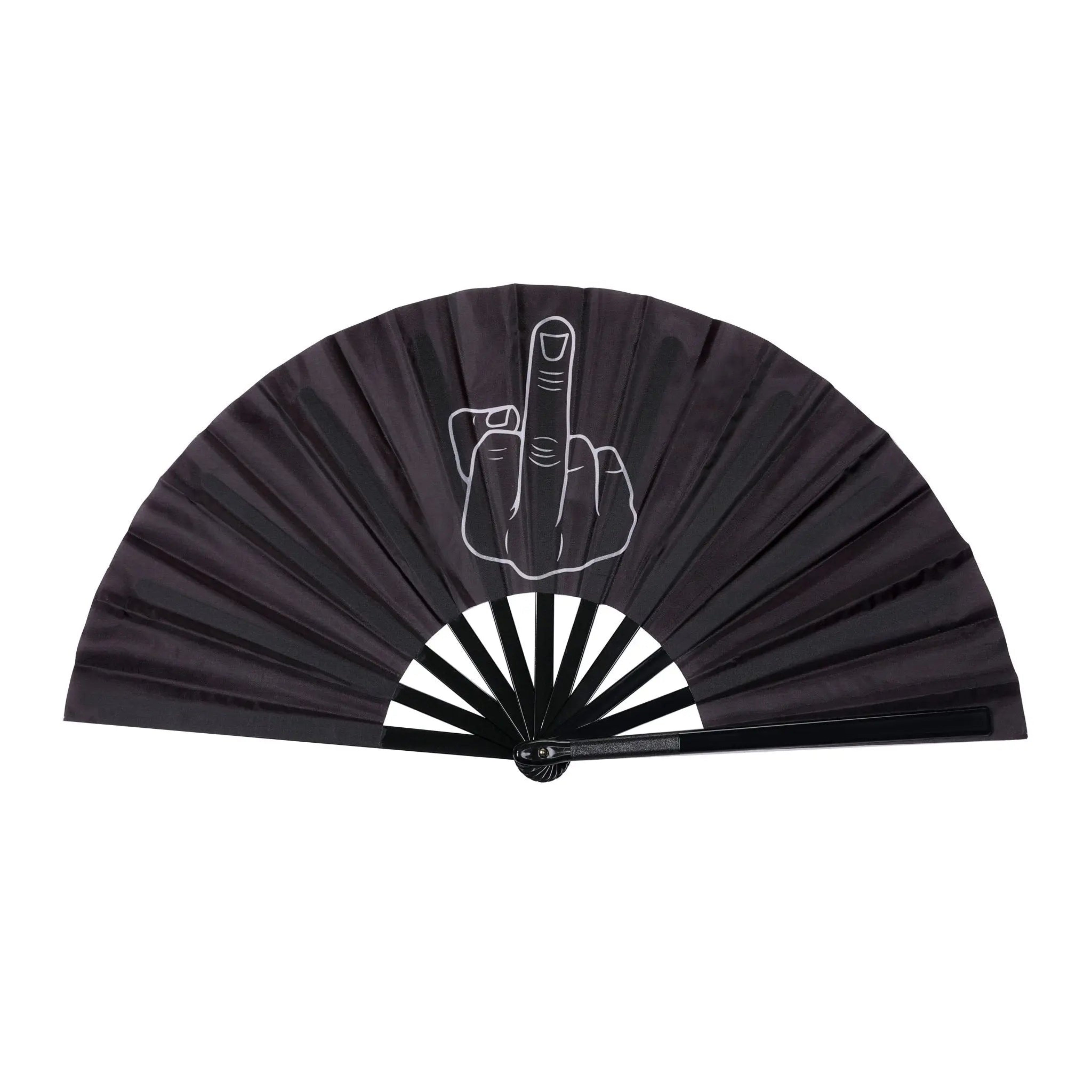 X Large cracking fans with middle finger