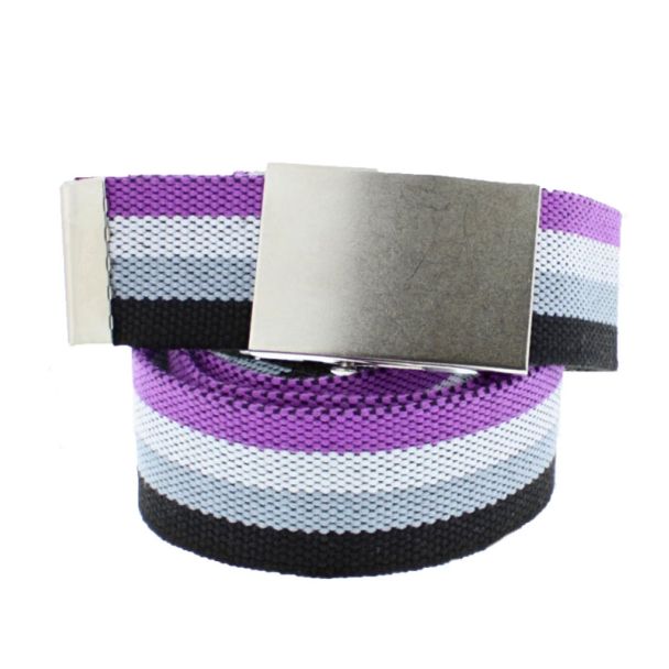 Asexual Canvas Webbing Belt