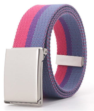 Bisexual Pride Webbing Belt