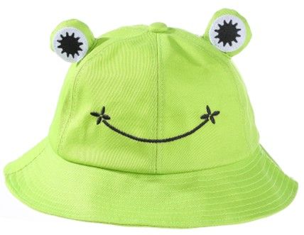 Frog Bucket hat with Ears