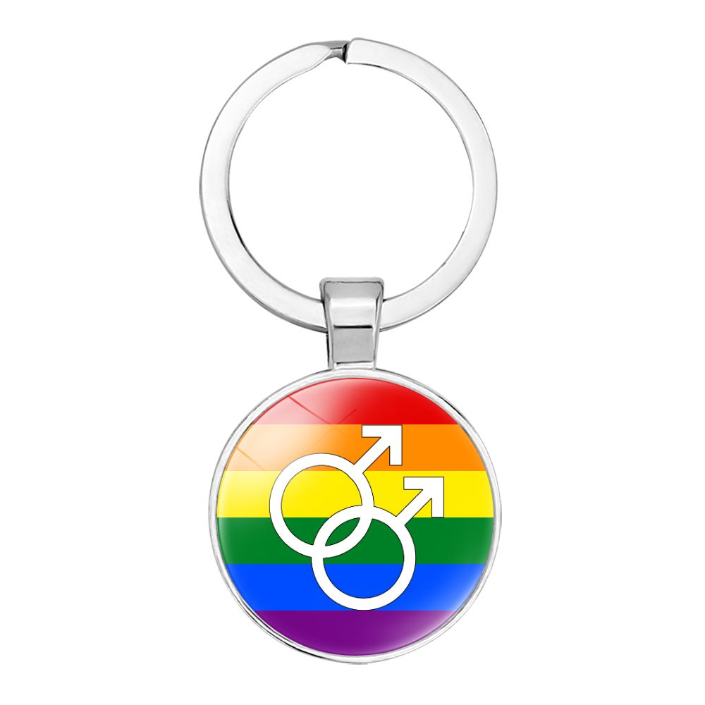 Gay Pride Keyring