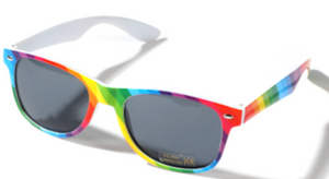 Rainbow Wayfarers With Black Lens